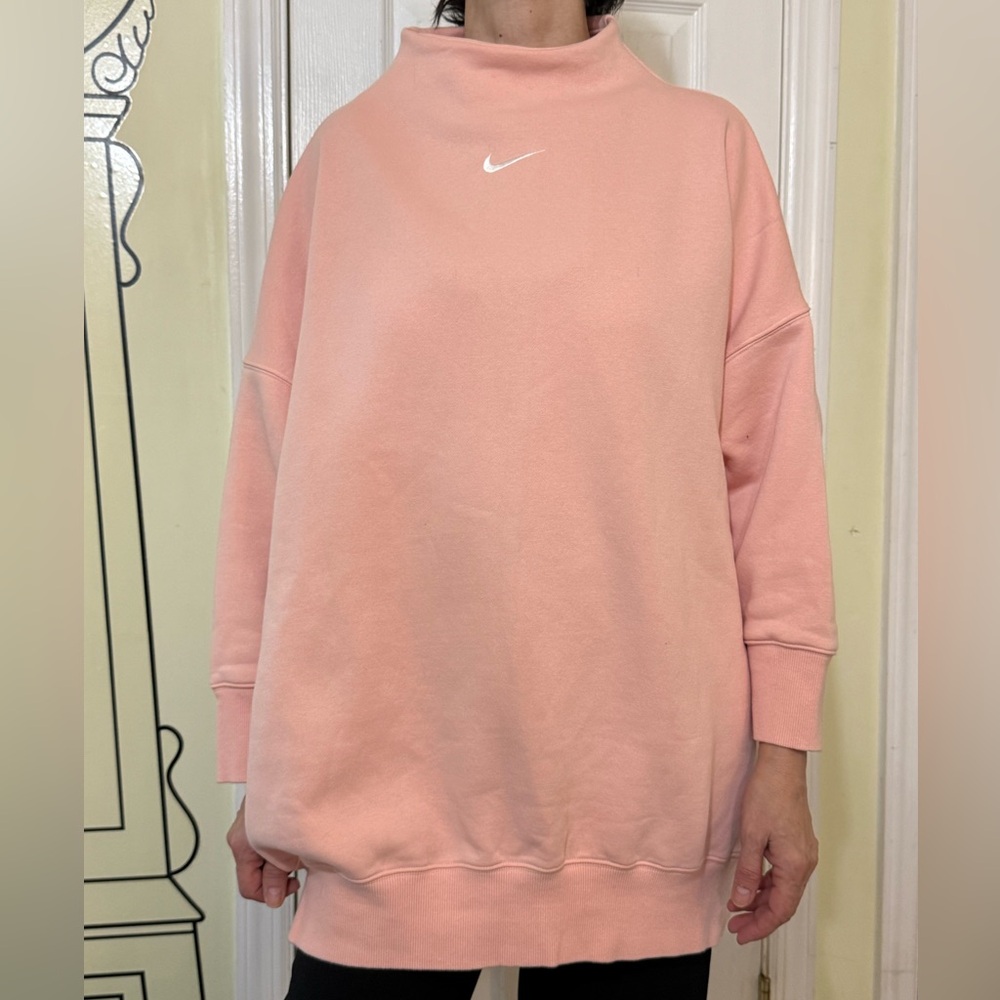 Nike Blush Pink Oversized Sweatshirt
